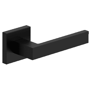 Kľučka QUBIK - čierna antibakteriálny povrch