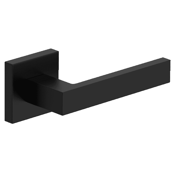 Kľučka QUBIK - čierna antibakteriálny povrch